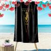 Pogoń Szczecin Print Beach Towel, Large Soft Quick Dry Towel for Beach Camping Swimming