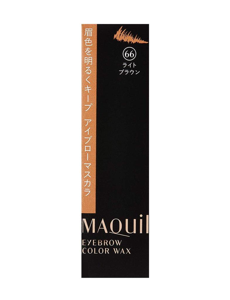 Maquillage Eyebrow Color Wax 66 Светло-коричневая тушь для бровей водостойкая 5 г