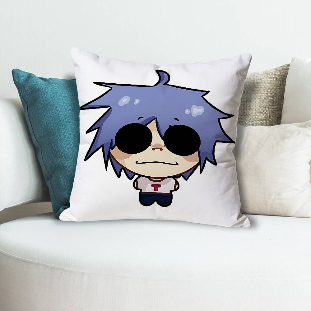 GGorillaz The Mountain Anime Celebrity Merchandise AllMatch Printed Pillow Case Sofa Car Office Room Decoration Protector