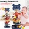 Shooting Stacking Fun Turning Children's Fun Track Sliding Ball Tower Baby Educational Early Education Rolling Ball Toy