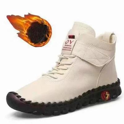 2025 Новые меховые толстые сапоги женские короткие кожаные сапоги женские меховые ортопедические туфли женские зимние водонепроницаемые зимние сапоги Botas Mujer