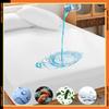 Multi Size Waterproof Mattress Cover Solid Color Bed Fitted Sheet Protector Anti Dust Against Mites and Bacteria Bed Linens with Elastic