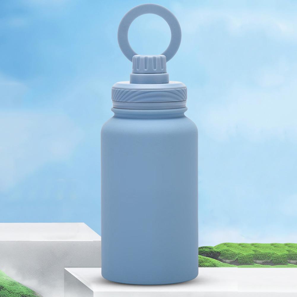 650 мл Герметичная Термобутылка с Вращающимся Держателем для Телефона из Нержавеющей Стали, Двухслойный Вакуумный Стакан для Активного Отдыха