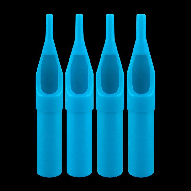 RT Round Tip Tattoo Nozzles: Disposable, Integrated Needles for Permanent Makeup & Shading Tools