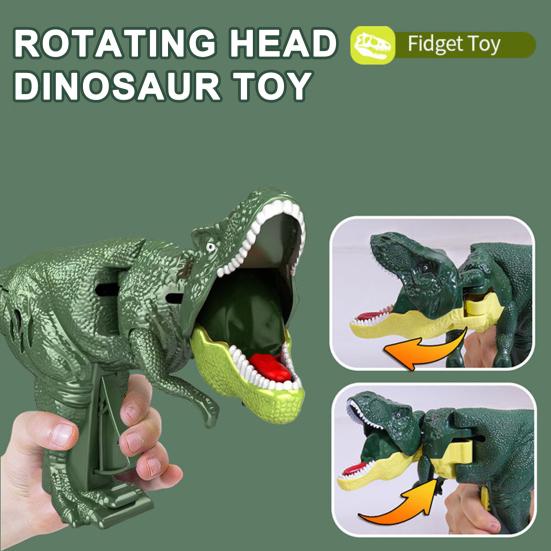 Детский пресс-качели, подвижная игрушка, вибрирующий укус, пасть, суставы динозавра, рев, малыши, тираннозавр, динозавр, фигурка