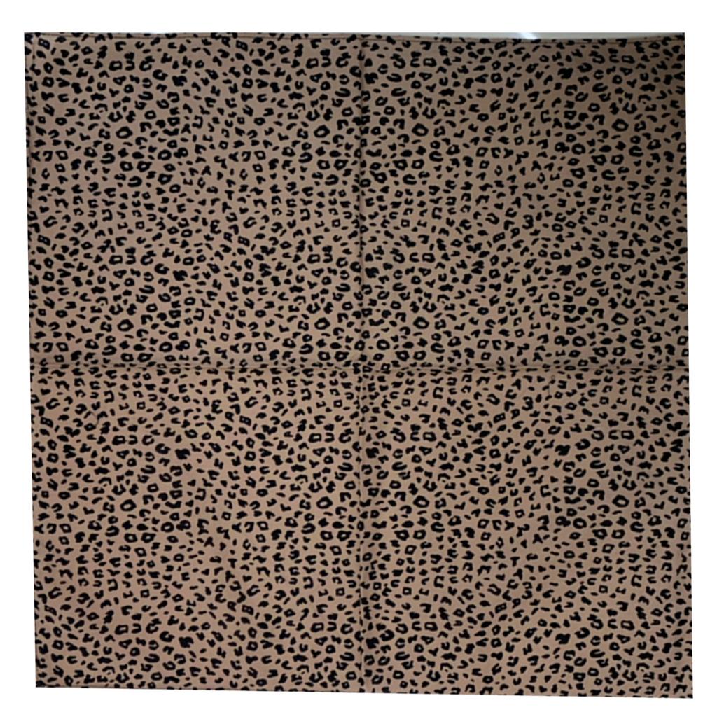 Multiuse Leopard Pattern Bandanas for Formal Occasion Digital Print Head Cover Outdoor Activity Cycling Hiking Head Wrap