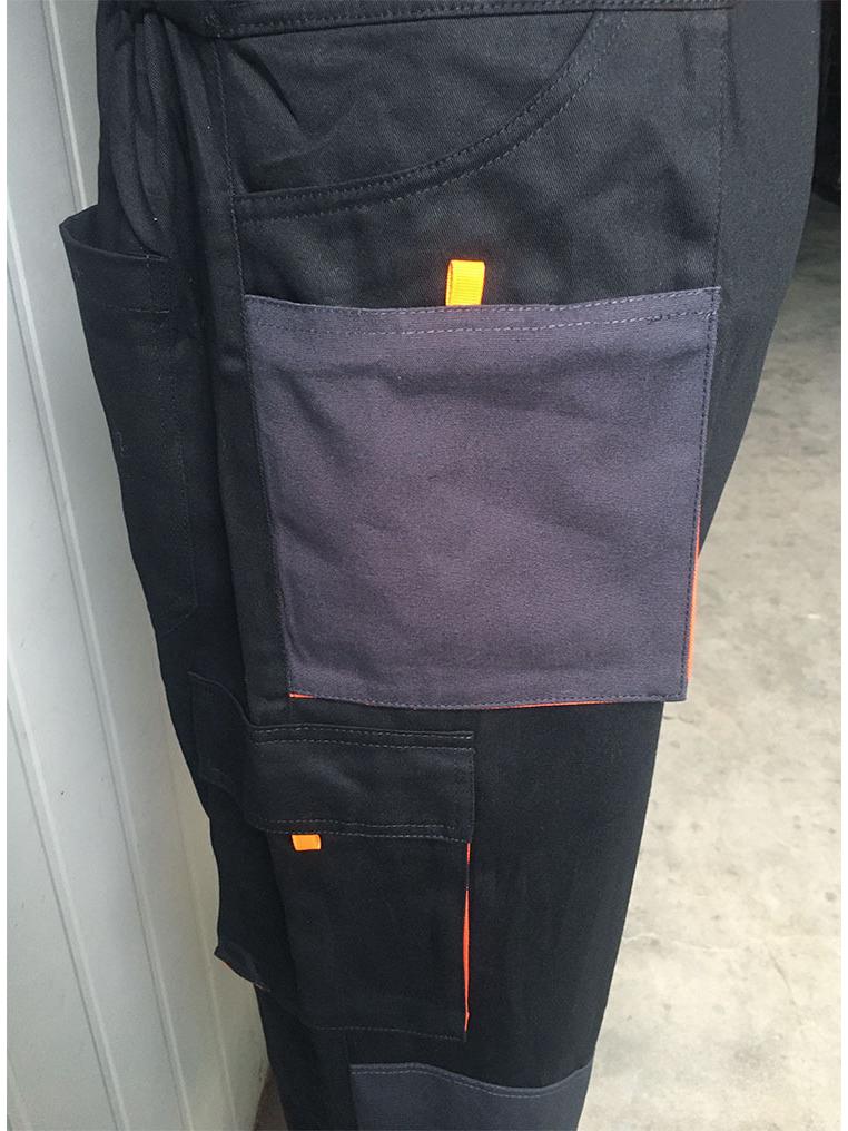 Unisex Pure Cotton Work Pants - Four Seasons Durable, Dirt & Wear-Resistant Plus Size Overalls for Machine Repair.