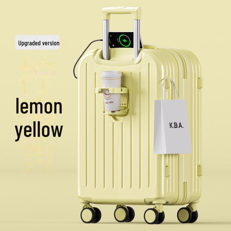 2024 Многофункциональный чемодан на колесиках: 20-дюймовый женский чемодан для ручной клади и 24-дюймовый мужской чемодан с паролем