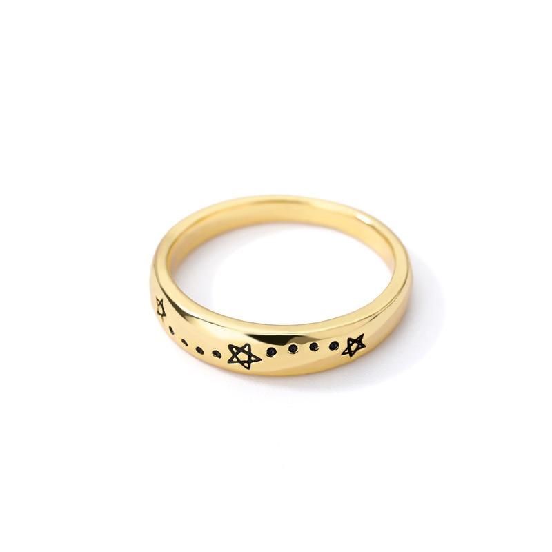 Стильное и простое кольцо с цирконом в форме сердца, золотое кольцо-индикатор любви с солнцем и луной, женская ювелирная личность