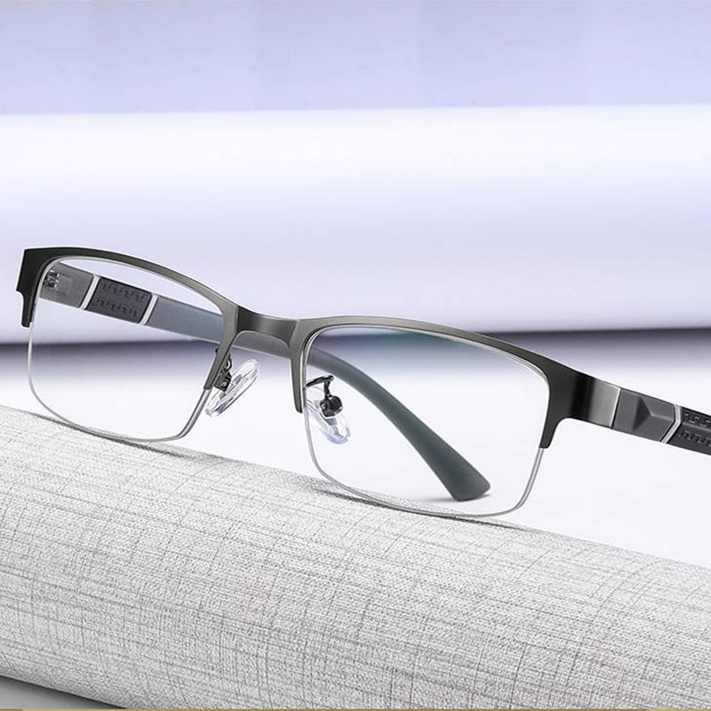 3Pcs New Trend Reading Glasses Reading Glasses Men And Women High Quality Half Frame Diopters Business Office Men Myopia Glasses