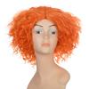 Синтетический Пушистый Парик Безумного Клоуна Короткий Кудрявый Оранжевые Волосы Косплей Костюм Парики для Мужчин и Женщин Хэллоуин Карнавальная Вечеринка