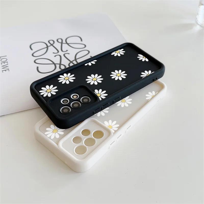 Ретро ромашки Силиконовый чехол для телефона Для iphone17 16pro 15pro 14 13 12 11 12pro 13pro max 14plus Защитный чехол от падения