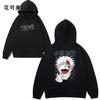 Jujutsu Kaisen Jujutsu Gojo Satoru Pattern Men's Hooded Sweatshirt Anime Autumn and Winte Long-sleeved Hoodie Women