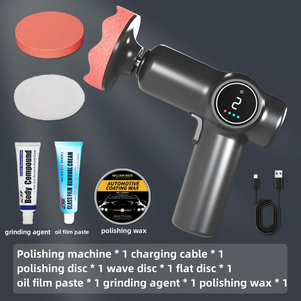 Машина для воскования и полировки автомобильной краски, Аккумуляторная полировальная машина для автомобиля 2 скорости 20000 об/мин Машина для полировки, герметизации и нанесения глазури для автомобиля