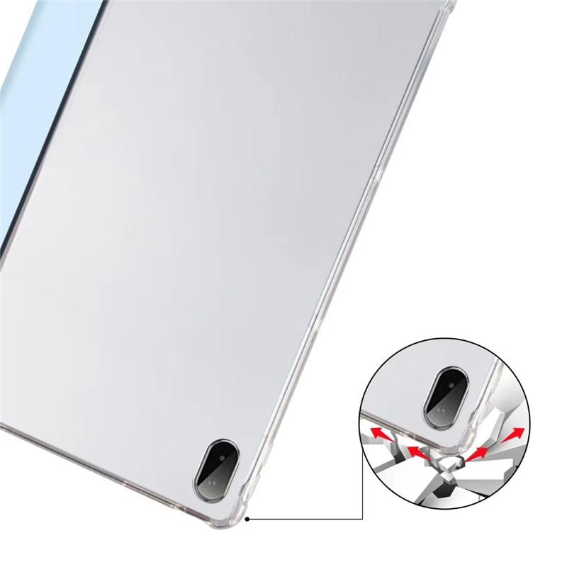 Тройной кожаный мягкий чехол-подставка для планшета Xiaomi Redmi Pad Pro 12,1 Poco Pad, чехол для Redmi Pad Pro, чехол с держателем для ручек