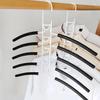 Clothing Hanger Multi-Layer 5-in-1 Anti-slip Design Space Saving Closet Organizer for Shirts Dresses Sweaters