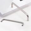 Solid Stainless Steel U-shaped Handle Chrome Plated Wardrobe Door Cabinet  Door Industrial Welded Pulls Knobs Furniture