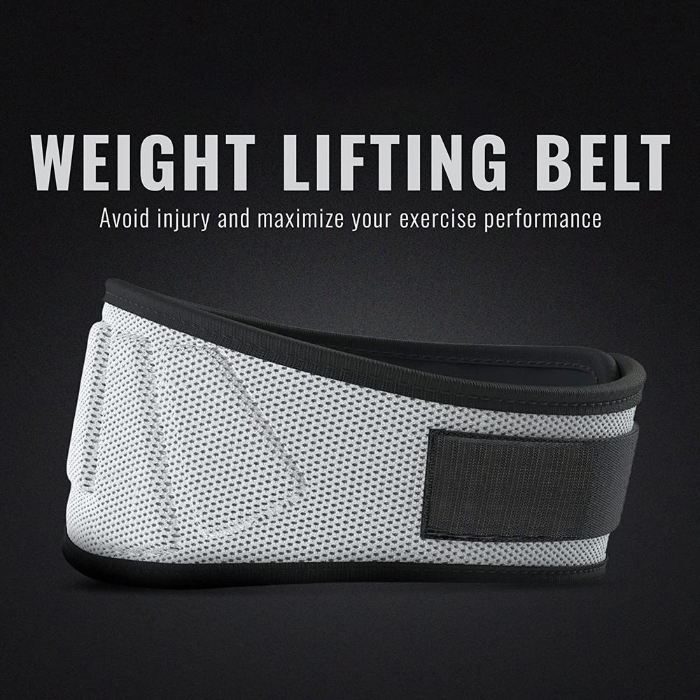 Weight Lifting Belts for Men and Women 5 Support Strips - Lower Back Support Workout Waist Belt for Fitness ,Powerlifitng