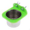 Bird Parrot Feeding Bowl Cage Hanging Feeder Water , S