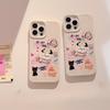 Разлагаемые Животные Подходящие для Чехла для Мобильного Телефона 14ProMax IPhone 13 Масляная Живопись Мультяшный Дудл 16 Apple 15 Милая Серия