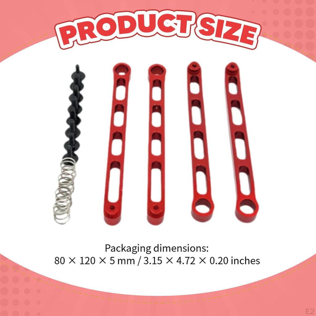 1/12 RC Car Front Axle Pull Rod Set Directly Replace Parts Accessories for MN82 MN82S