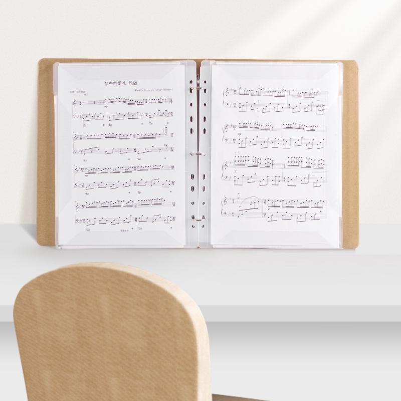 Detachable Notebook Binders Music Organizer Sheet Music Storage Pocket Sheet Music Folder Sheet Music Binders Organizer