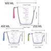 3pcs/set Clear Baking Measuring Cup with Scales Mixing Cup Practical Measure Mug  Batter