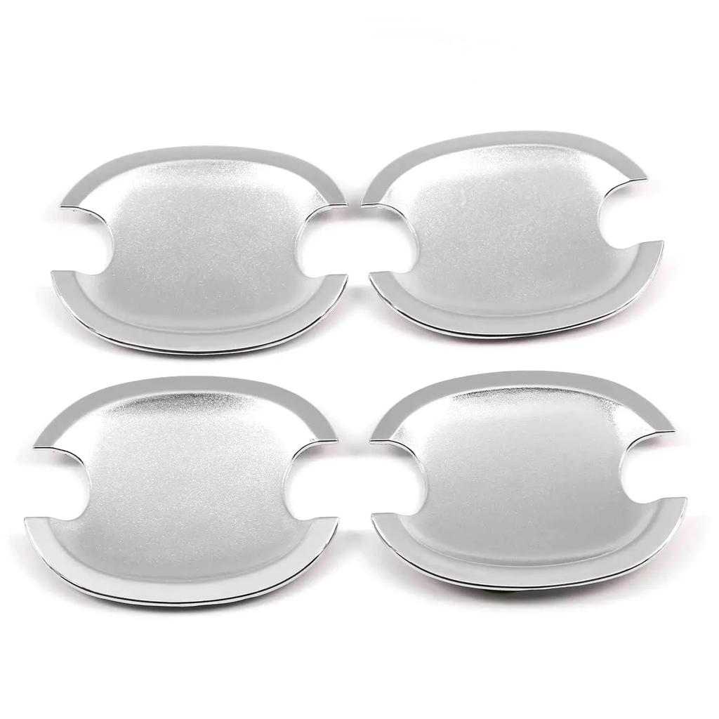 Наклейка для защиты хромированной дверной ручки из углеродного волокна для Volkswagen VW Jetta MK5 2005-2011 Golf Plus