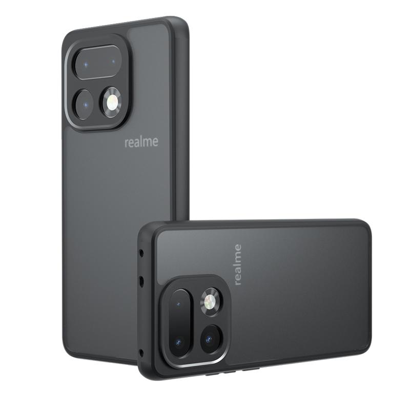 For Realme 16 Pro Plus 16 Pro Case Shockproof Frosted Skin Feel Matte PC+TPU Anti-fingerprint Transparent Cover For Realme16