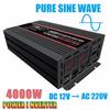 3000W/4000W/5000W Car Inverters Pure Sine Wave Solar Power Converter Home DC 12 To AC 220V Voltage Transformer Adapter