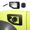 SQQP Suzuki Jimny Fuel Cap Cover Fuel Lid Cover with Lock Fuel Tank Custom Gas Cap Parts Carbon Suzuki Jimny JB64 JB83 Applicable 2019+ (Black)