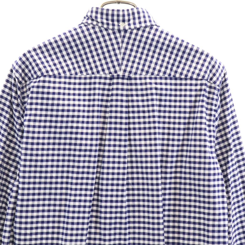 A Day In the Life Gingham Check Pattern Long Sleeve Button Down Shirt M Men's Used