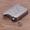 1pc 5oz Stainless Steel Jerry Can Hip Flask Liquor Whisky Pocket Bottle Men Gift