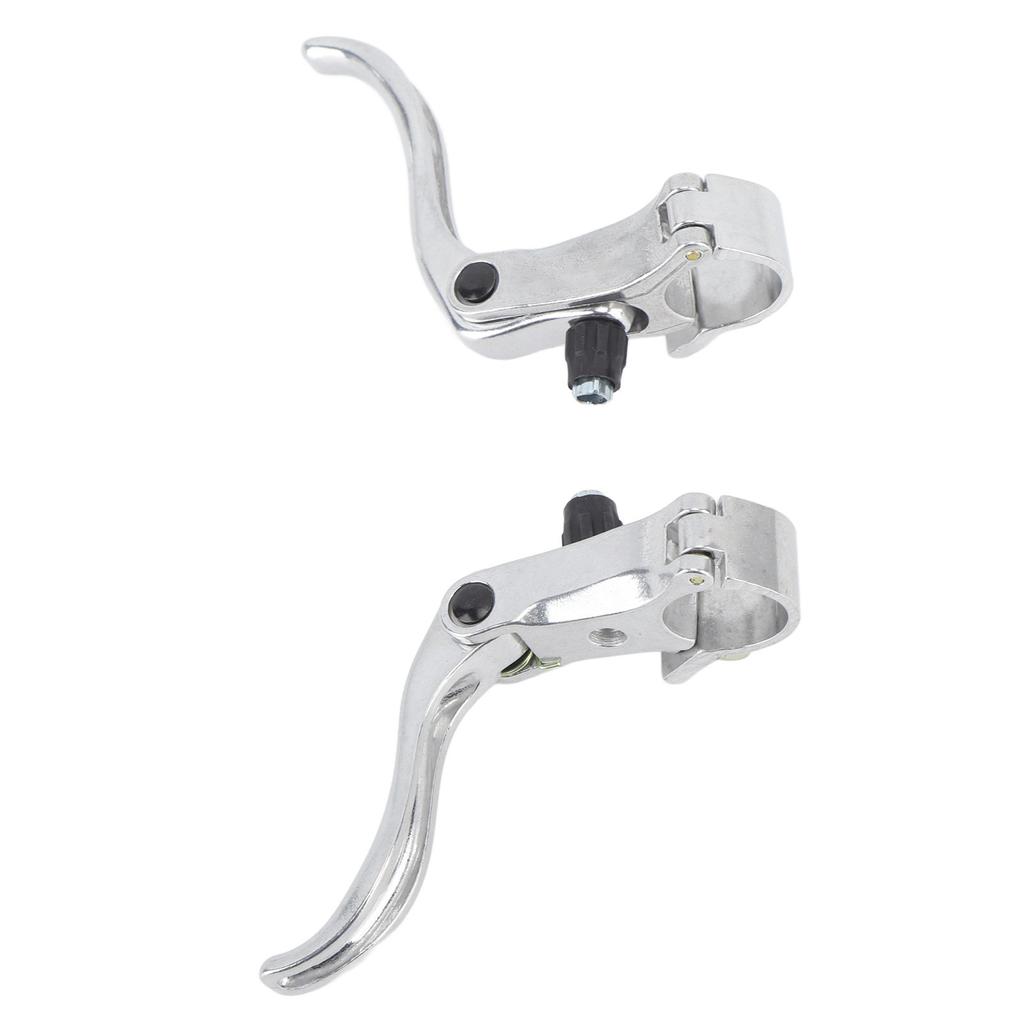 Bike Brake Cable Set Bicycle Shifter Cable Housing Kit with Brake Levers End Cap S Shaped Clip for Mountain Road Bike