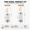 4/6/8 Pack Stainless Steel Rolling Grilling Basket Set Wooden Handle Outdoor Camping BBQ Vegetable Meat Grilling Accessories