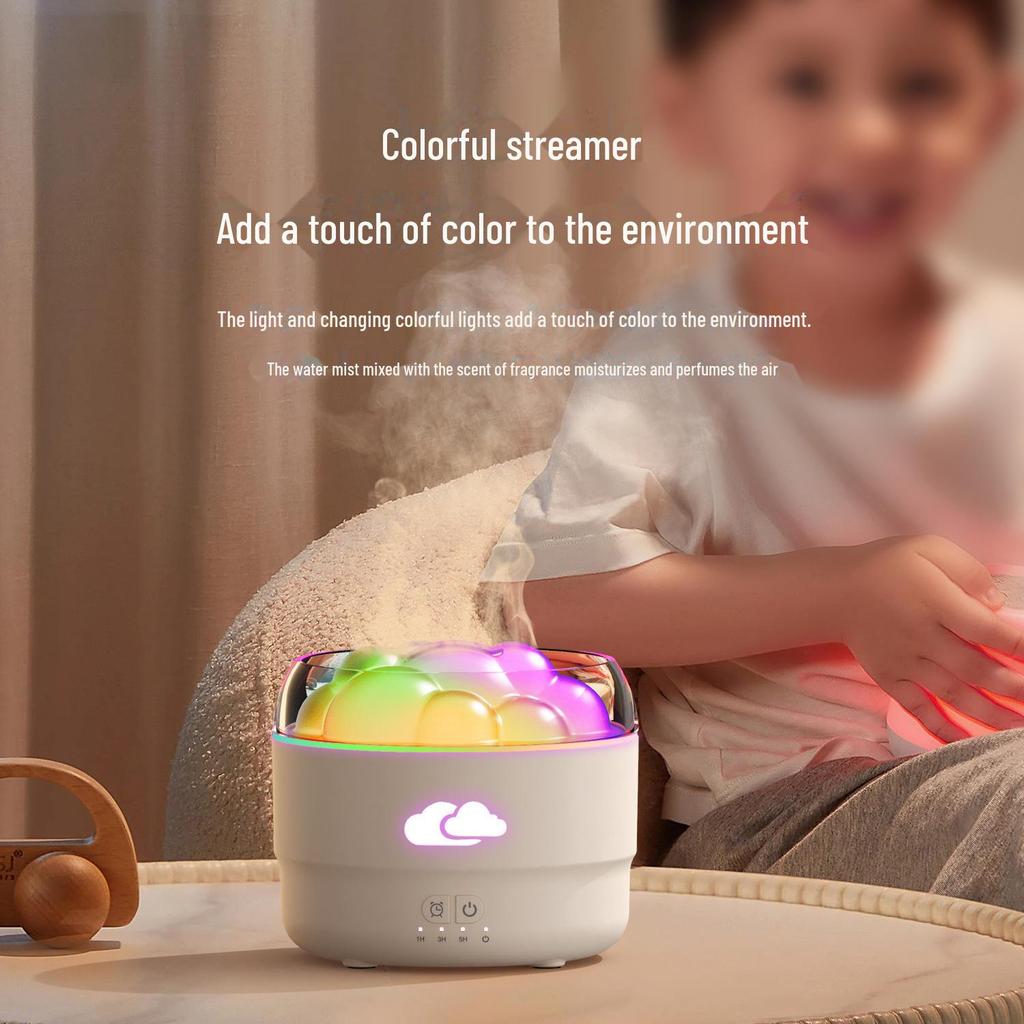 USB Silent Large-Capacity Aromatherapy Humidifier for Home & Bedroom