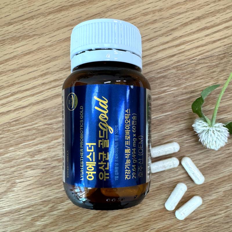 Yeo Esther Lactobacillus Gold 500mg 60 capsules x 6 bottles Parents, 60 tablets, 6 boxes