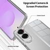 For Samsung Galaxy S25 Edge Clear Phone Case TPU+Acrylic Shockproof Phone Back Cover