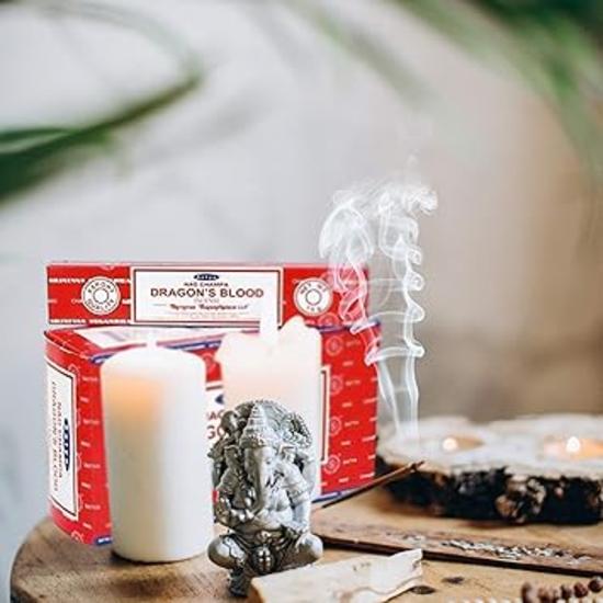 Satya Ароматические палочки Nag Champa Dragon"s Blood Agarbatti 180 граммов в коробке | 12 упаковок по 15 граммов в коробке | Экспортное качество
