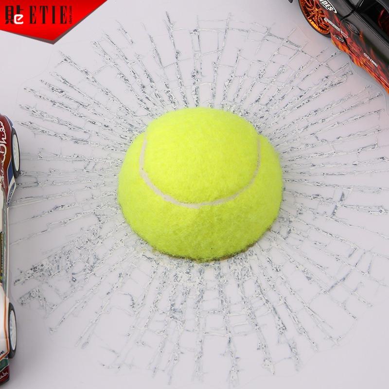 Tennis Car Sticker Universal Creative Personality Football Baseball Golf Billiards Rear Window Decoration Windshield ABS Sticker