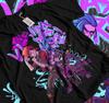 Jinx Arcane T-Shirt Japanese Anime Cartoon Jinx Black T-Shirt Unisex 094