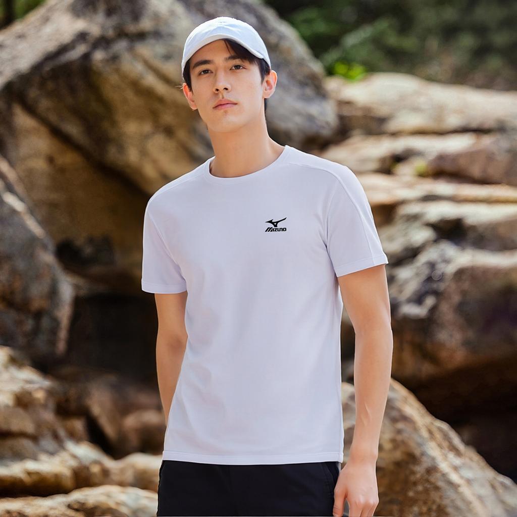 Mizuno T Shirts Unisex Crew Neck Thin Straight Fit A2CA4106