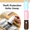 Ролик-штамп для защиты от кражи личных данных Риваси Конфиденциальные данные Ролик Печать конфиденциальности Ролик Мазок Защита от кражи Защитите свой ID Защитный штамп