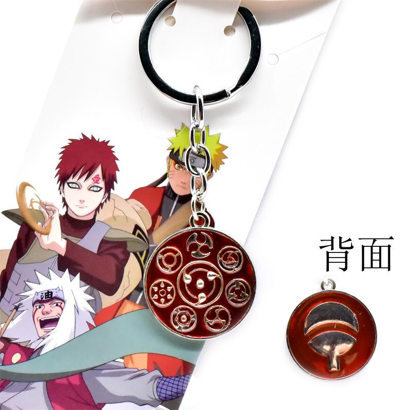Naruto Anime Mask Keychain Uchiha Itachi Uzumaki Naruto Alloy Car Keychain Bag Pendant Key Ring Young Boys Girls Cosplay Accessories