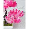 1 Pc Artificial Bonsai Flower with Designer Pot for Christmas,Home Decor,Artificial Plant Bonsai Fake, Living Room