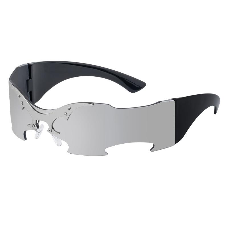 Модные солнцезащитные очки без оправы женские модные высококачественные солнцезащитные очки в стиле Y2K для мужчин