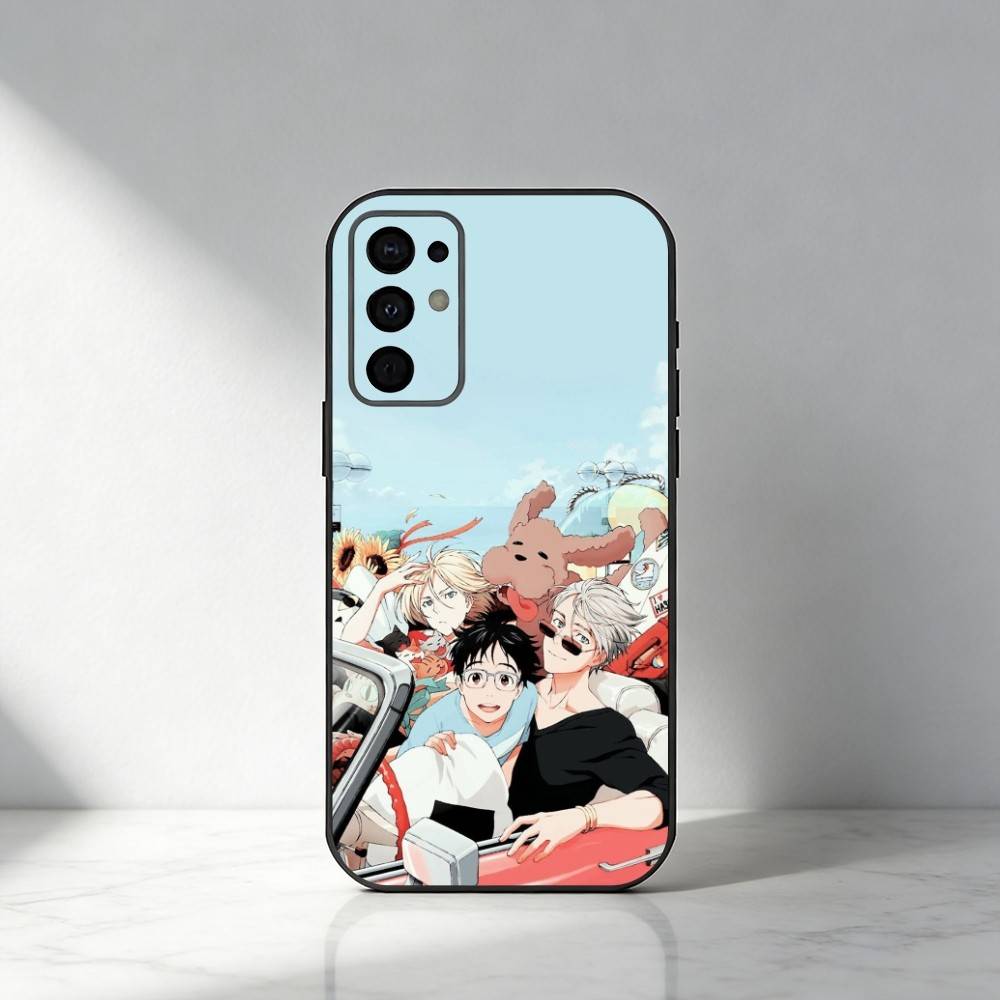 Чехол для телефона с принтом аниме Y-Yuri On Ice для Samsung S25, S24, S21, S22, S23, S30, Ultra, S20, Plus, Fe, Note, 5G Черный