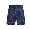 Johnson Series Mesh Print Training Shorts Men Shorts Deep-Blue 1380110-410