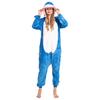 Piżama damska kombinezon kigurumi onesie kostium niebieski rekin 165-175 l