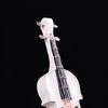 41 Cm White Viola Violin Model Decorative Musical Instrument Replica for Home Decor, Perfect Gift for Music Lovers, Teachers, and Students